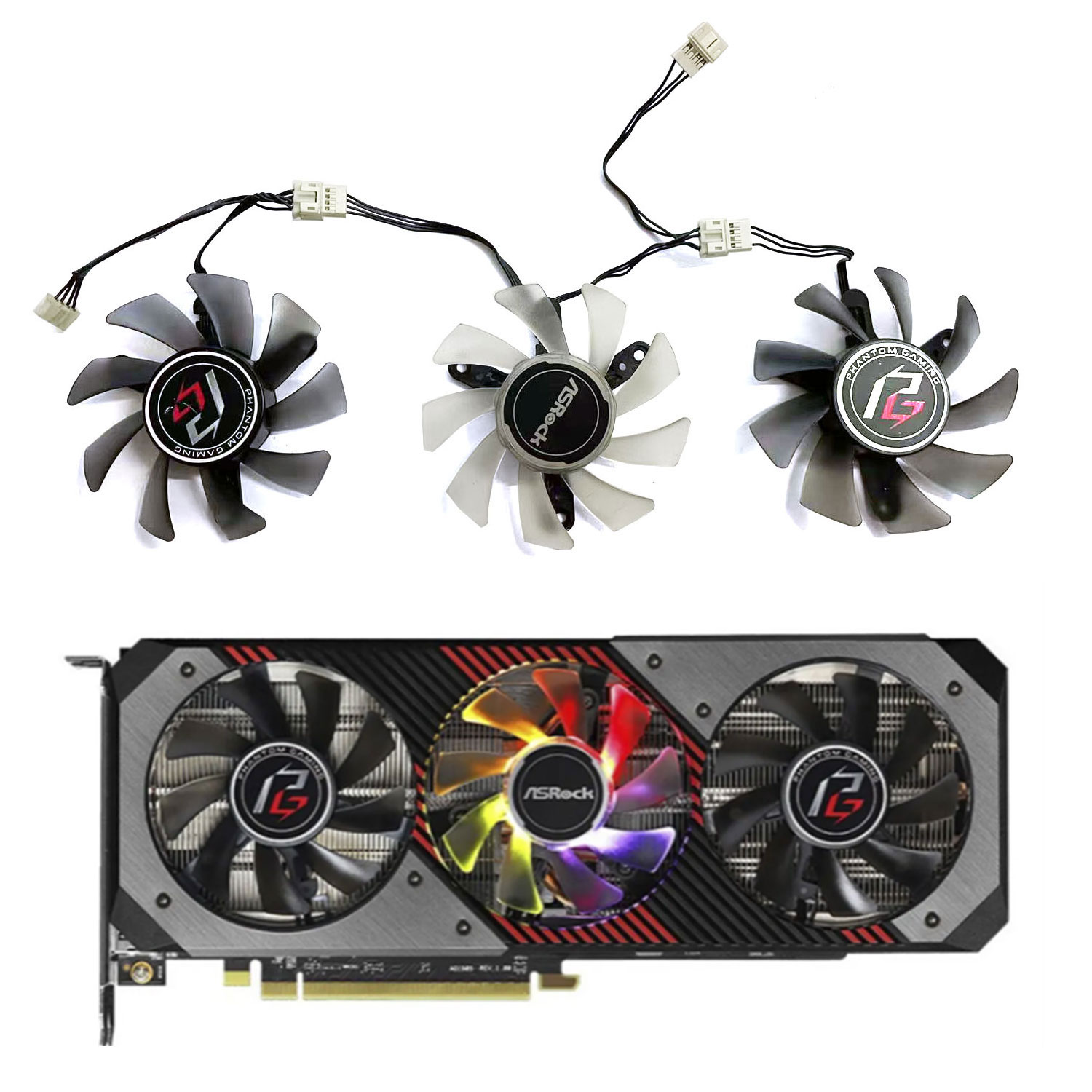 Lga1700 Itx Motherboard Ddr5 - Kipas Pendingin 75MM 4PIN PVA080E12R untuk