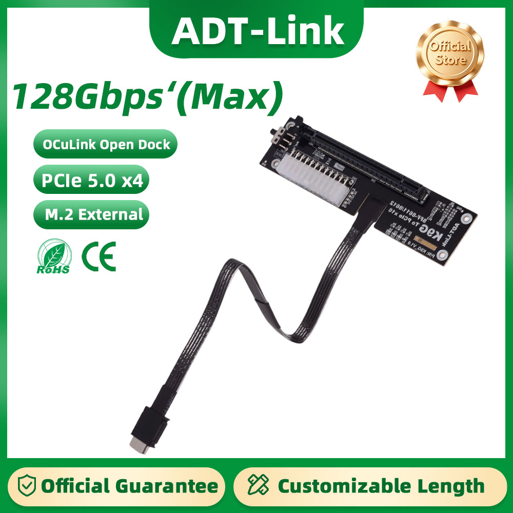 Dock GPU ADT-Link OCuLink PCIe - Oculink Egpu Mini Pc ulasan dan harga