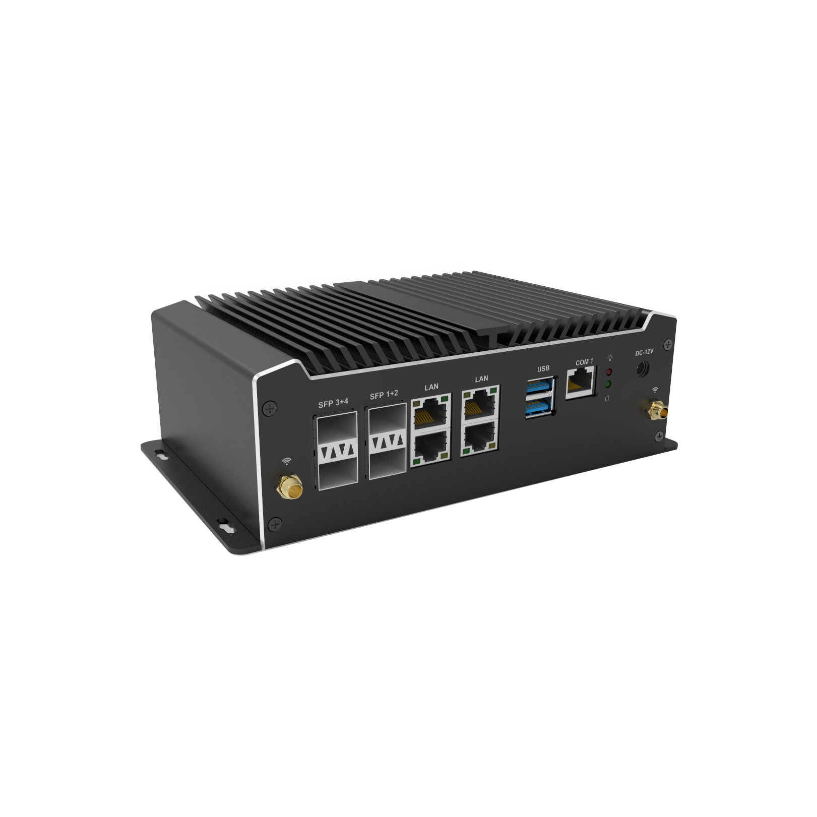 Atom C3758, Mini PC 8-Core tan - Dual Lan 10G Sfp+ Mini Pc ulasan dan harga