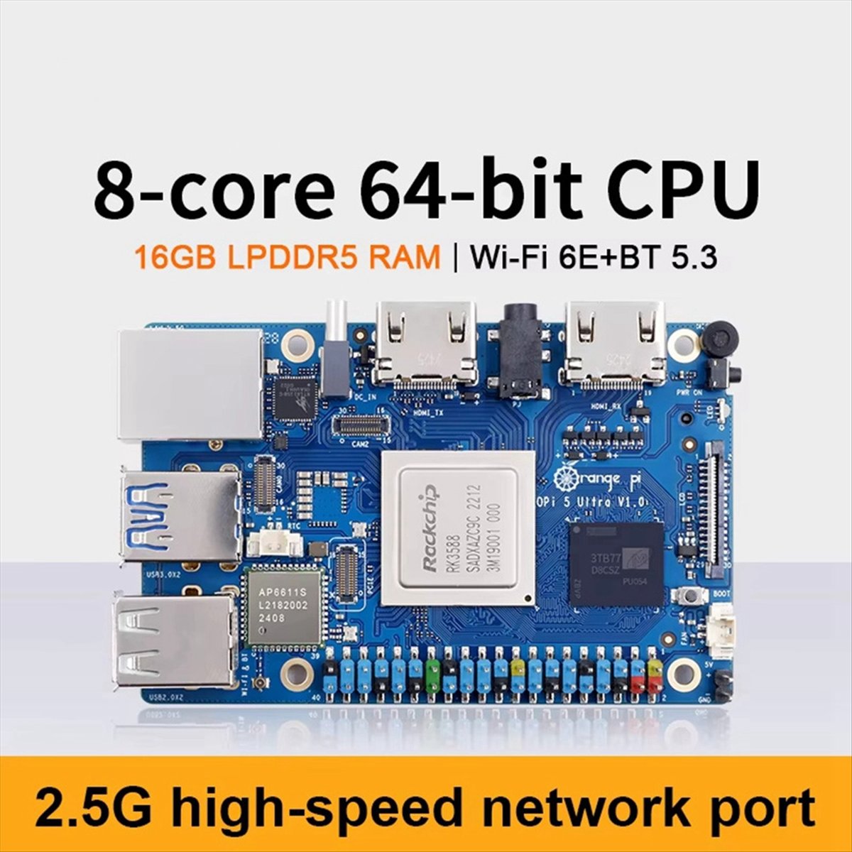 DT75BG Untuk 5 Ultra Developme - Rockchip Rk3588 Development Board ulasan dan harga
